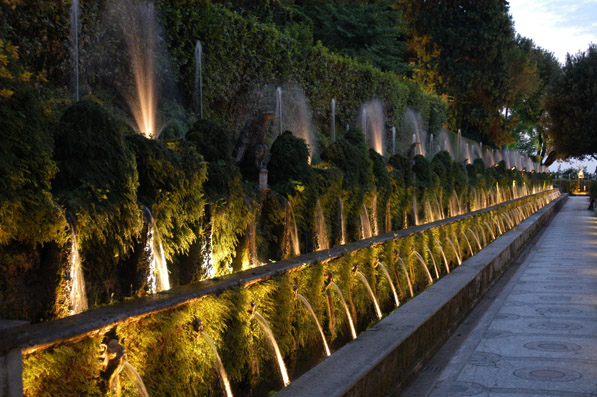 The 100 fountains of Villa d'Este - Tivoli RM | Secret World Trip Planner