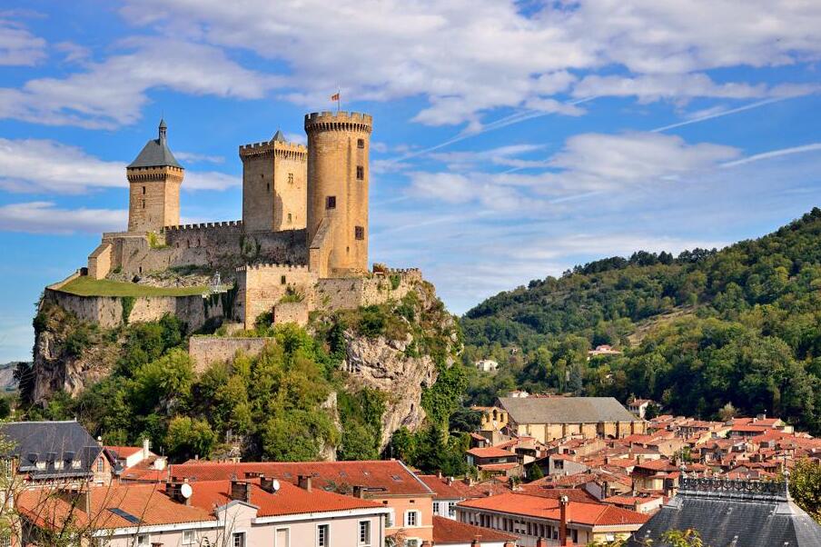 The medieval castle of Foix — Foix