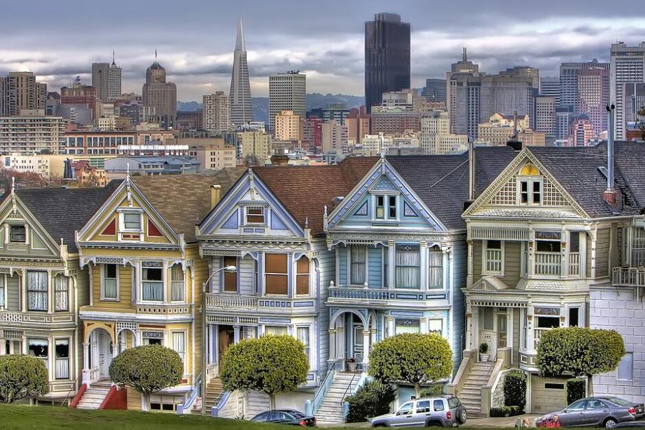 San Francisco: Las casas victorianas y eduardianas pintadas - San Francisco | Secret World Trip Planner