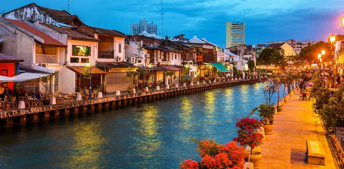 Along the canals of Malacca — Melaka