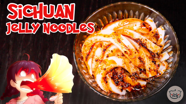 Noodle Jelly in Red Oil, — Chengdu