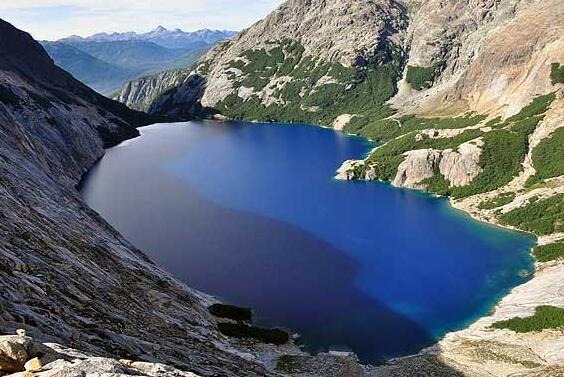 The Laguna Calvú, also called Laguna Azul — Lago Mascardi - Laguna Azul