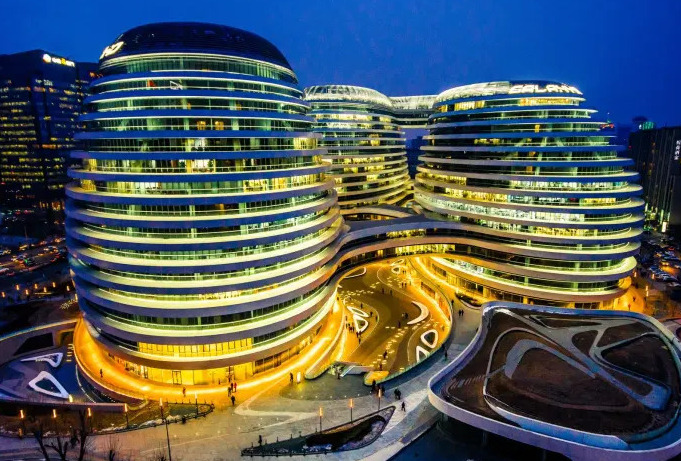 Zaha Hadid:Galaxy SOHO a Pechino — Dongcheng Qu