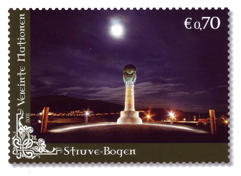 punto geodésico en Struve — Røros