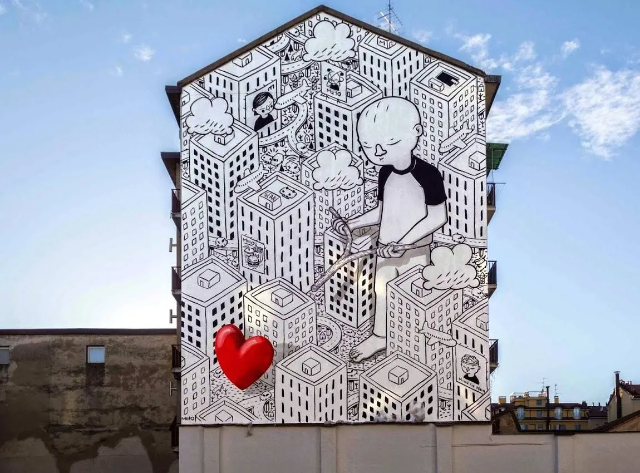 Murales Millo - Torino | Secret World Trip Planner