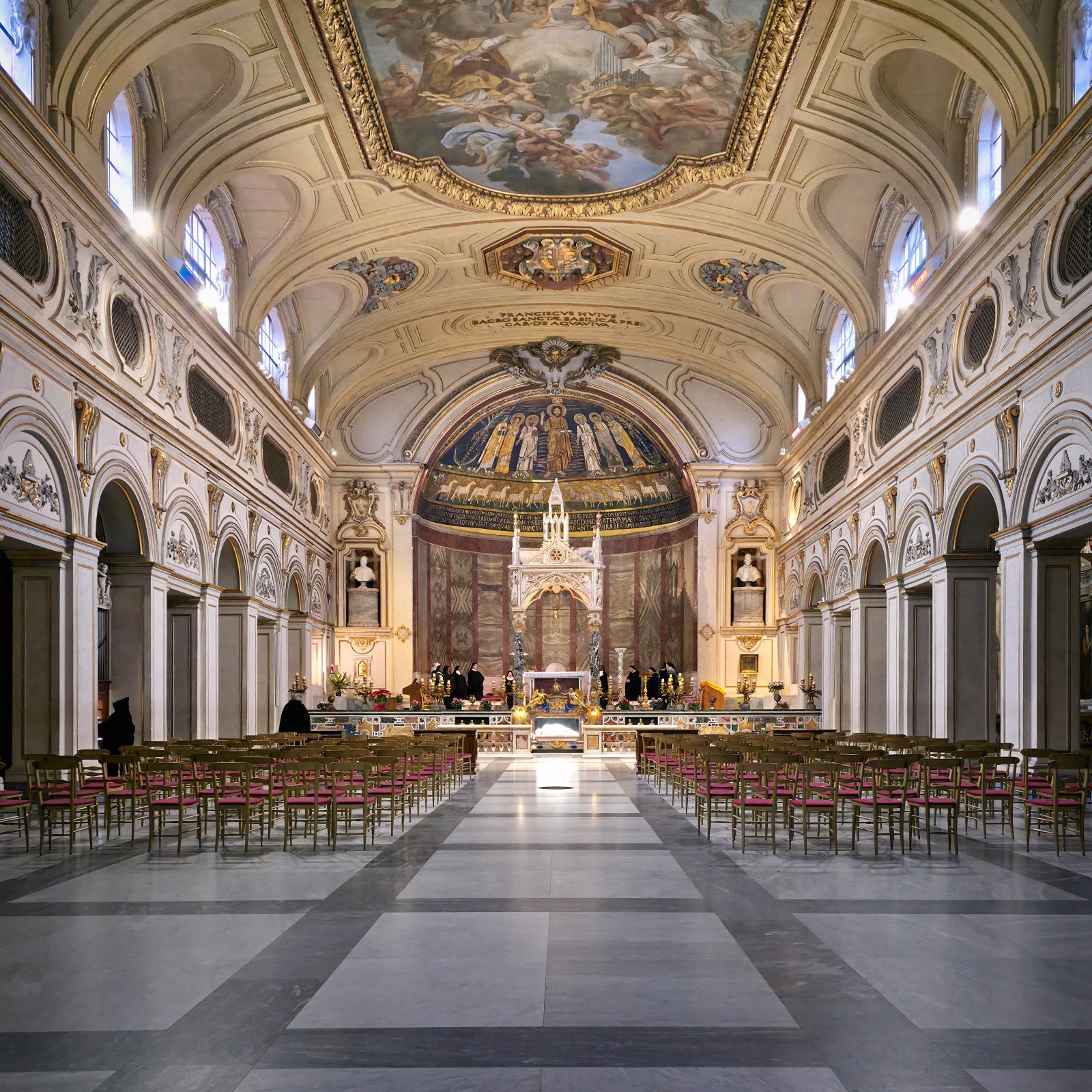 The mosaics of the Basilica of St. Cecilia in Trastevere - Secret World - Roma | Secret World Trip Planner