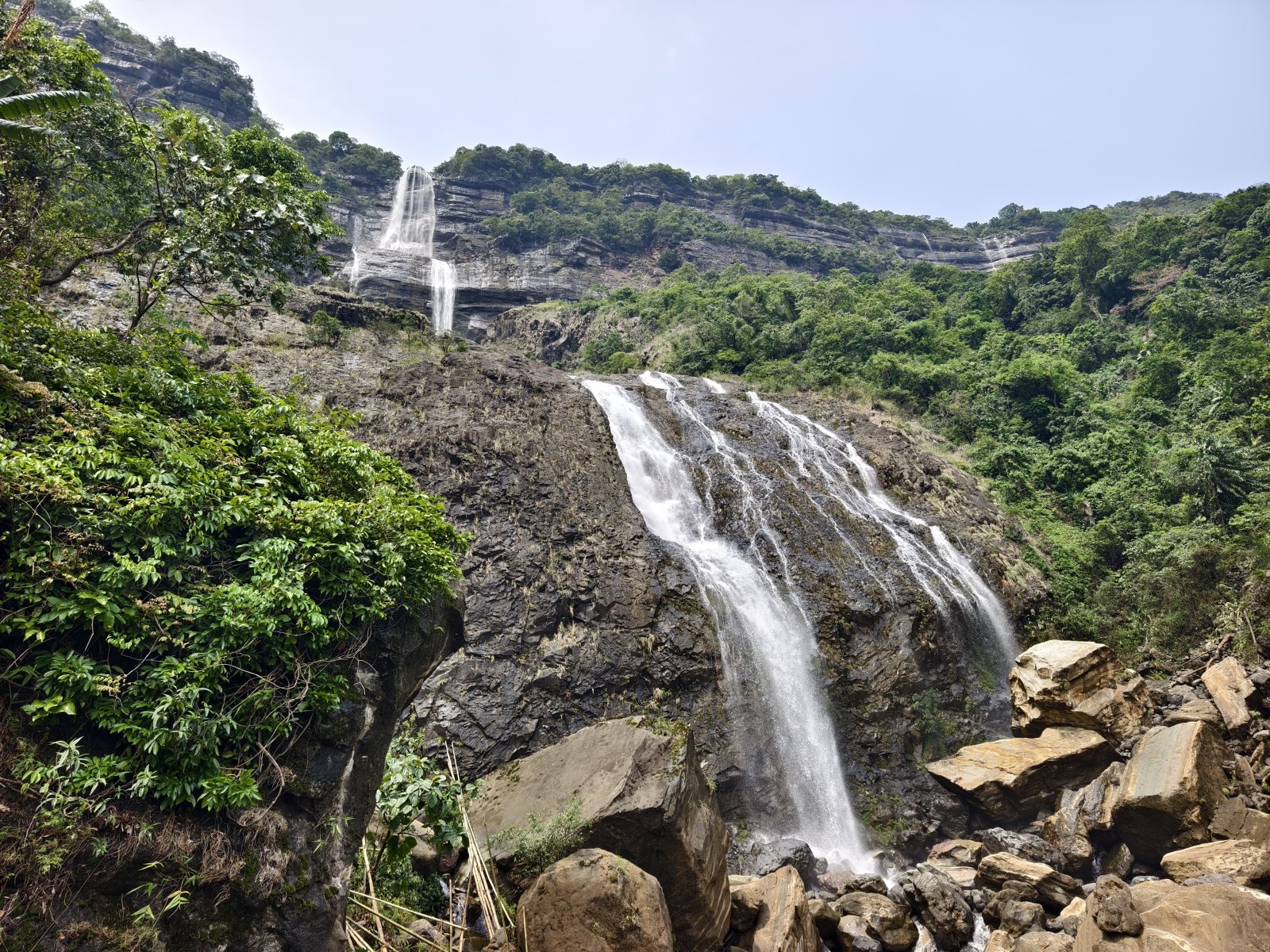Kynrem Falls, the 7th highest waterfall of India - Cherrapunjee | Secret World Trip Planner