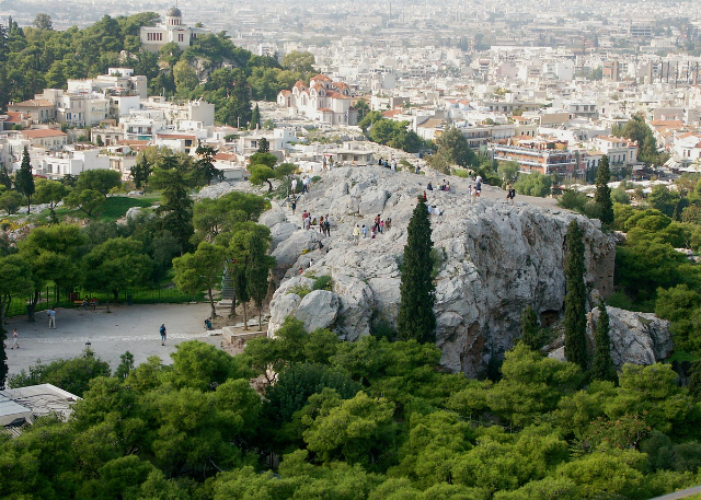 Areópago: Una vista panorámica de Atenas - Athens | Secret World Trip Planner