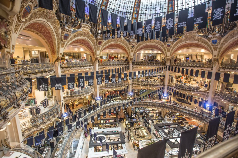 Galeries Lafayette, Париж - Paris | Secret World Trip Planner