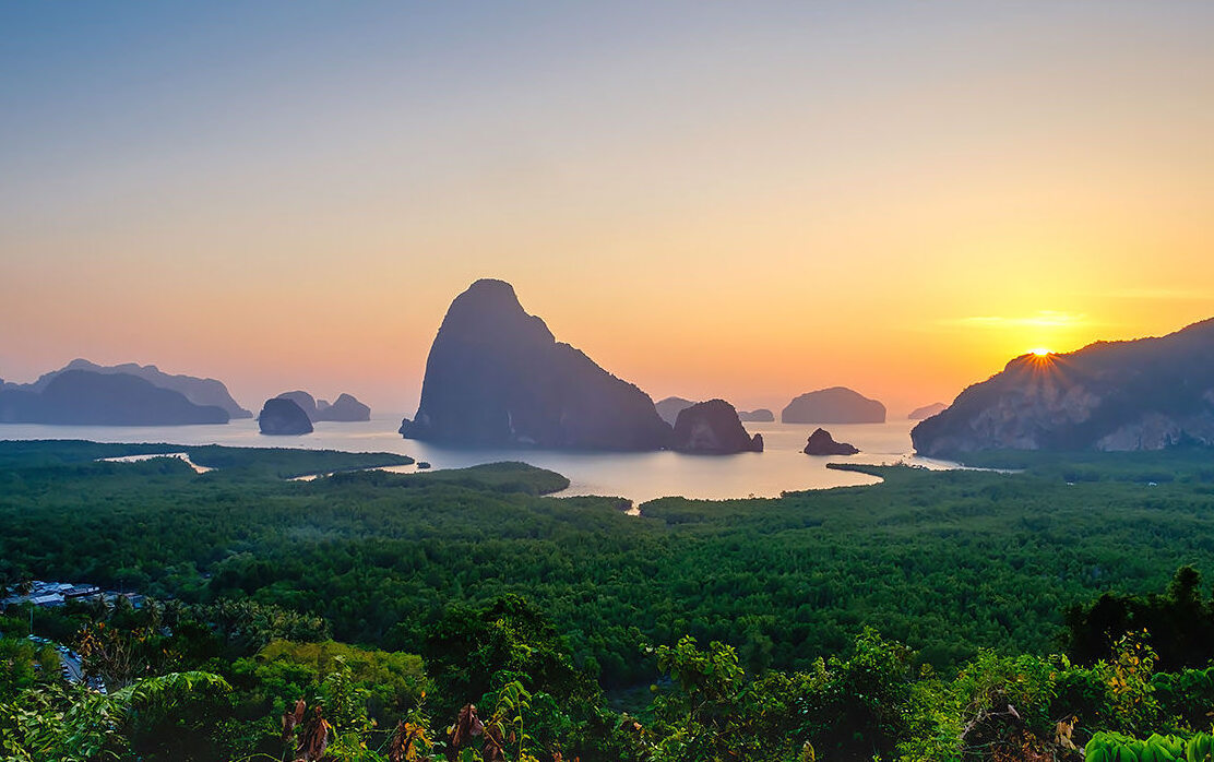 Samet Nangshe: un punto di vista superbo nella baia di Phang Nga — Khlong Khian