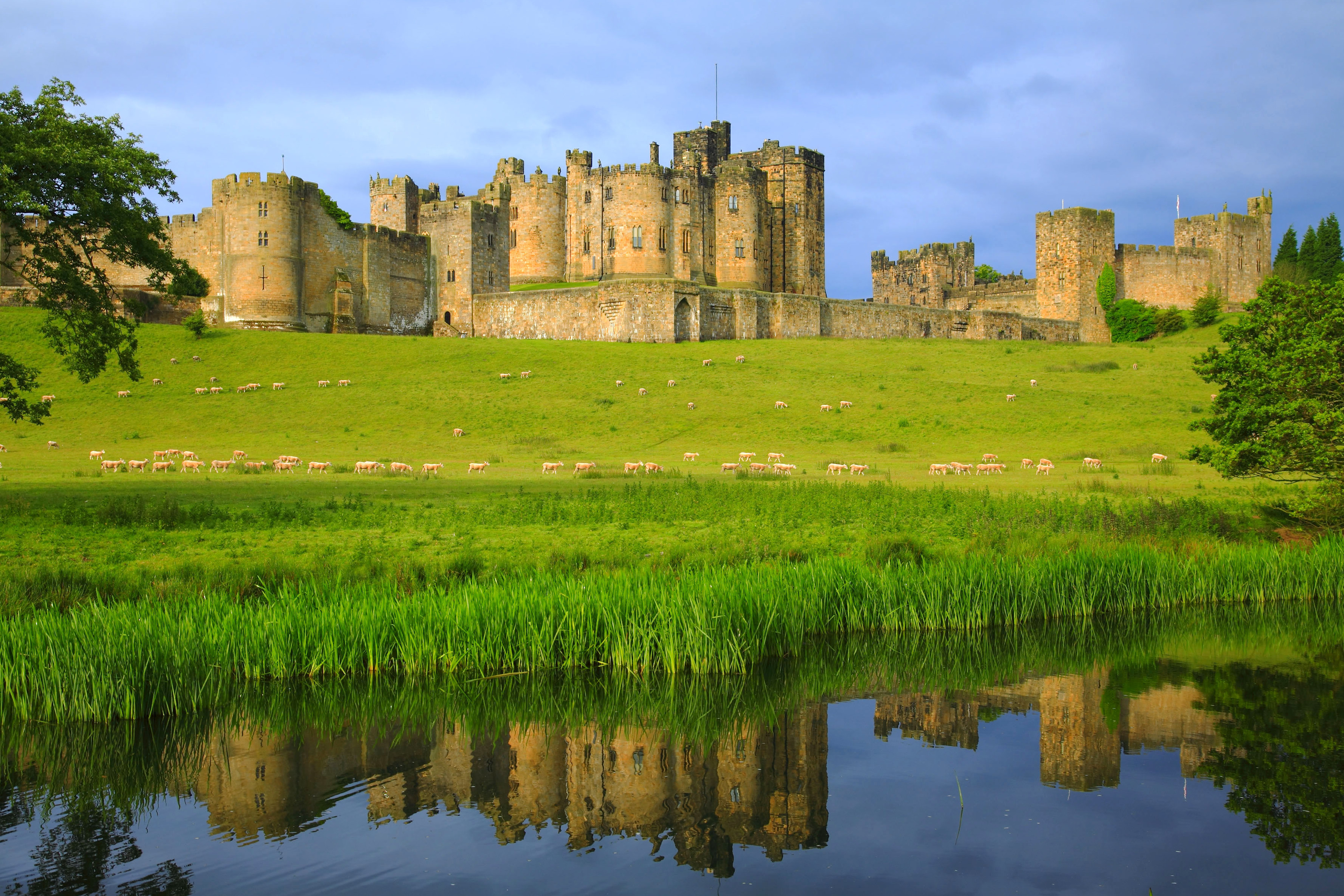 Alnwick, the second largest inhabited castle in England — Alnwick Castle