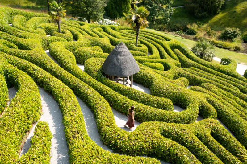 Labirinto del giardino di Glendurgan, Inghilterra - Mawnan Smith | Secret World Trip Planner