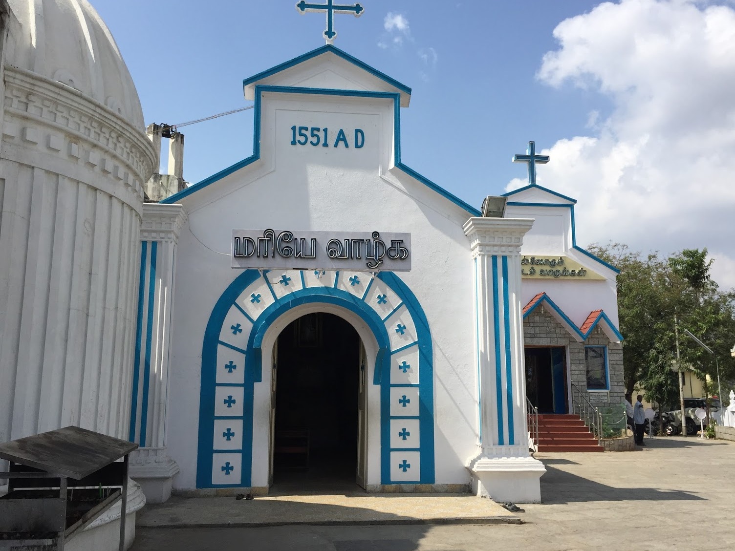 La pequeña iglesia del Monte en Chennai — Chennai