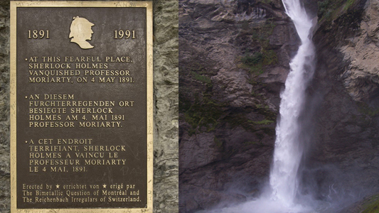 Air terjun yang luar biasa di istana Sherlock Holmes .  - Schattenhalb | Secret World Trip Planner