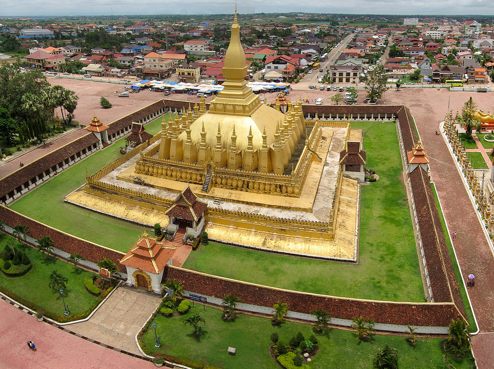 That Luang, or the Great Stupa, in Vientiane — Vientiane