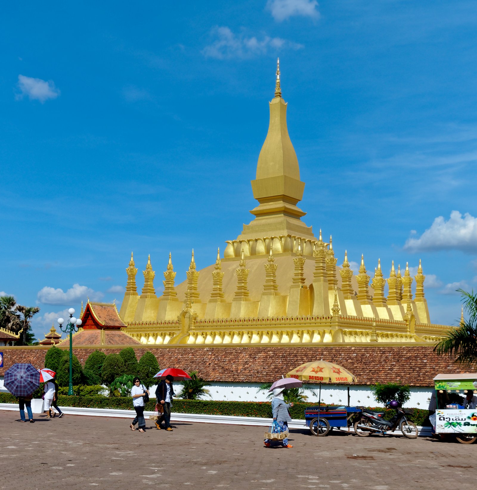 That Luang, or the Great Stupa, in Vientiane - Vientiane | Secret World Trip Planner