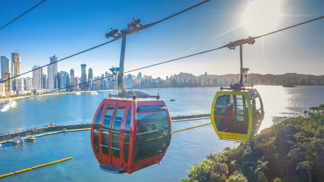 Unipraias Park cable car - Balneário Camboriú - SC | Secret World Trip Planner