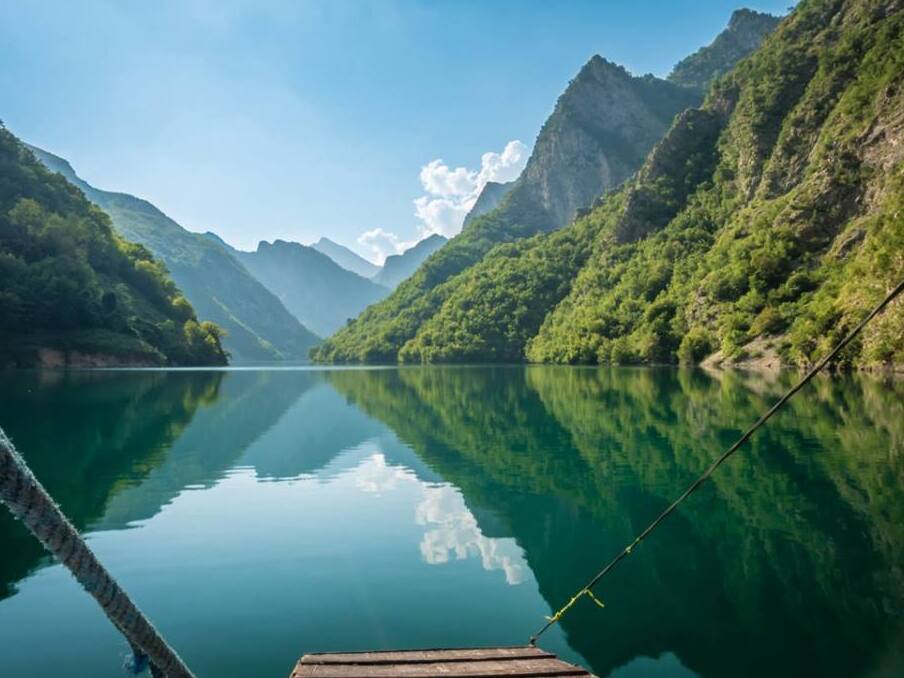 Albania: Accused Mountains are a secret spot in Europe. — Komani Lake