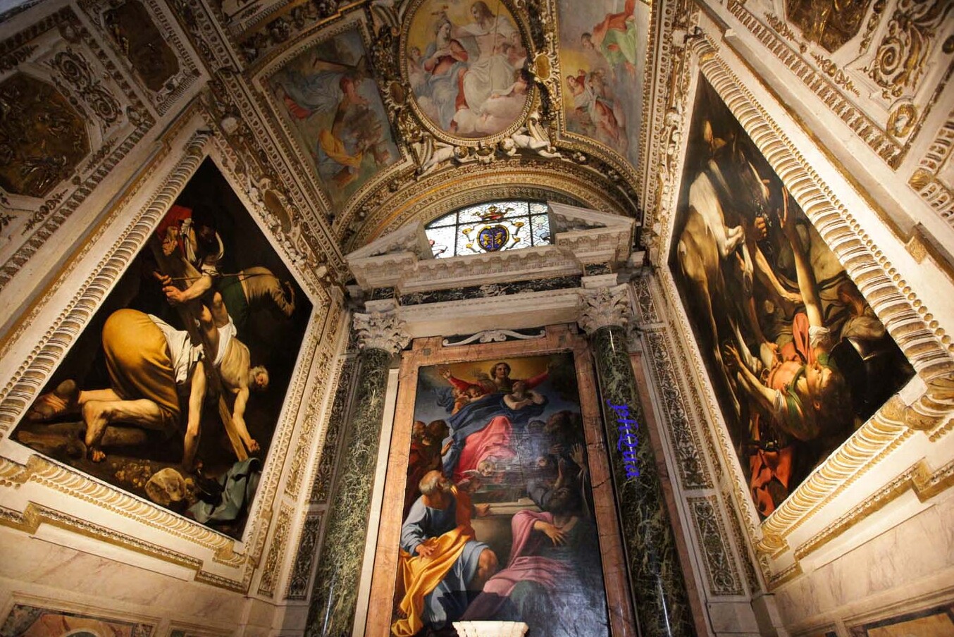 The Cerasi Chapel and Michelangelo - Roma | Secret World Trip Planner