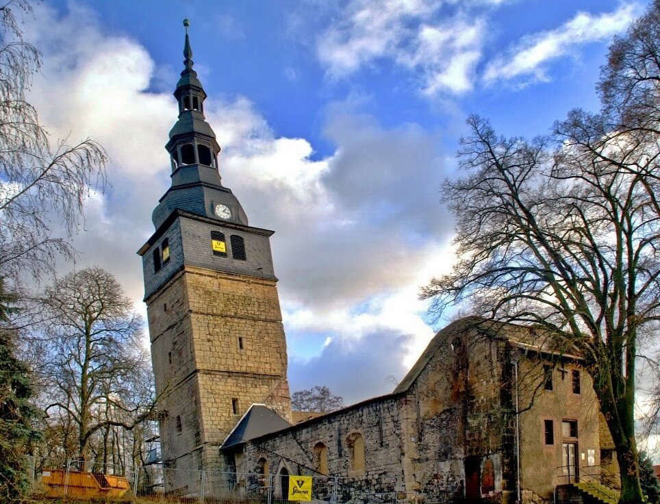 The leaning tower of the Oberkirche - Bad Frankenhausen — Bad Frankenhausen/Kyffhäuser