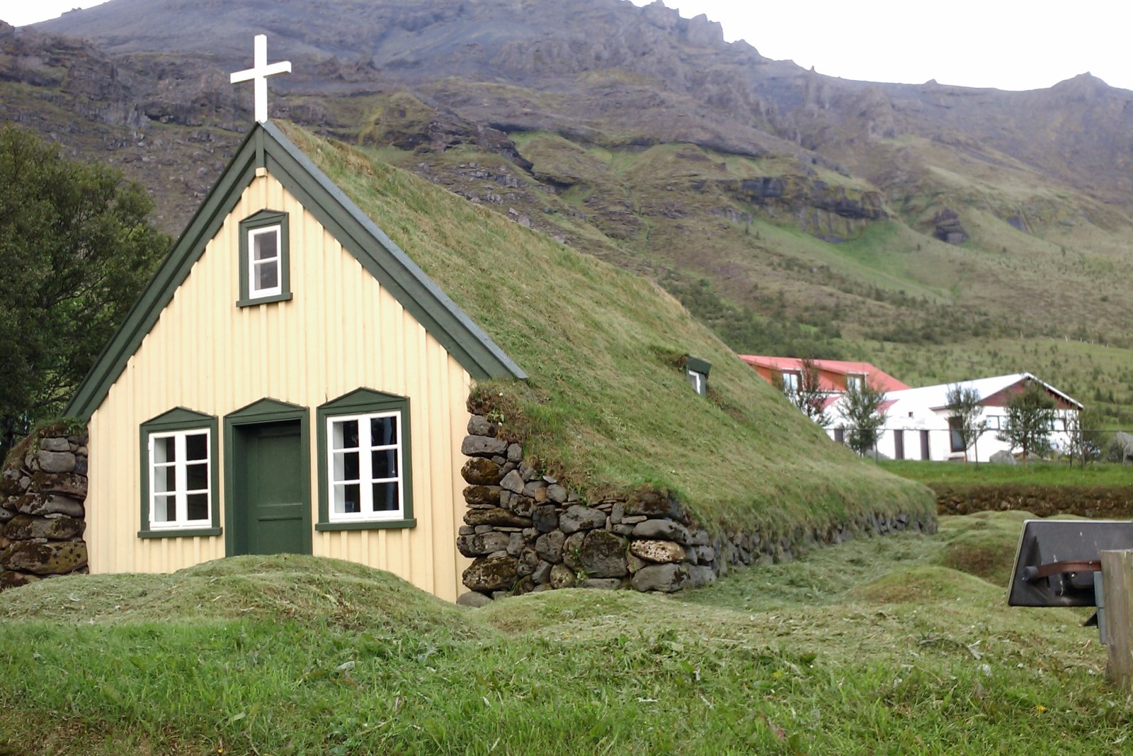 Hofskirkja turf church - Norðausturvegur | Secret World Trip Planner