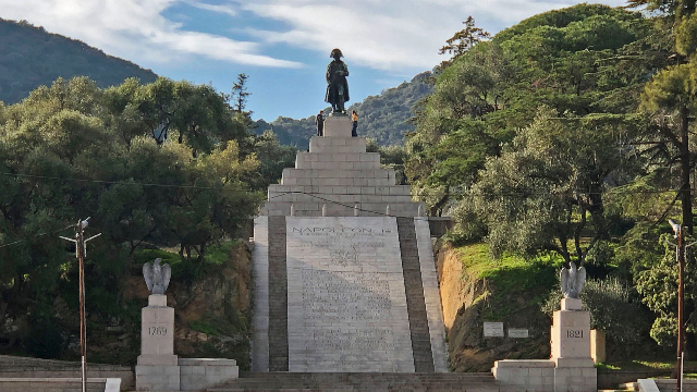 Bonaparte's Grotto and Place d'Austerlitz — Ajaccio