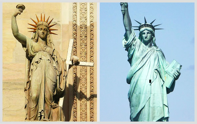 Die Freiheitsstatue in Mailand — Milano