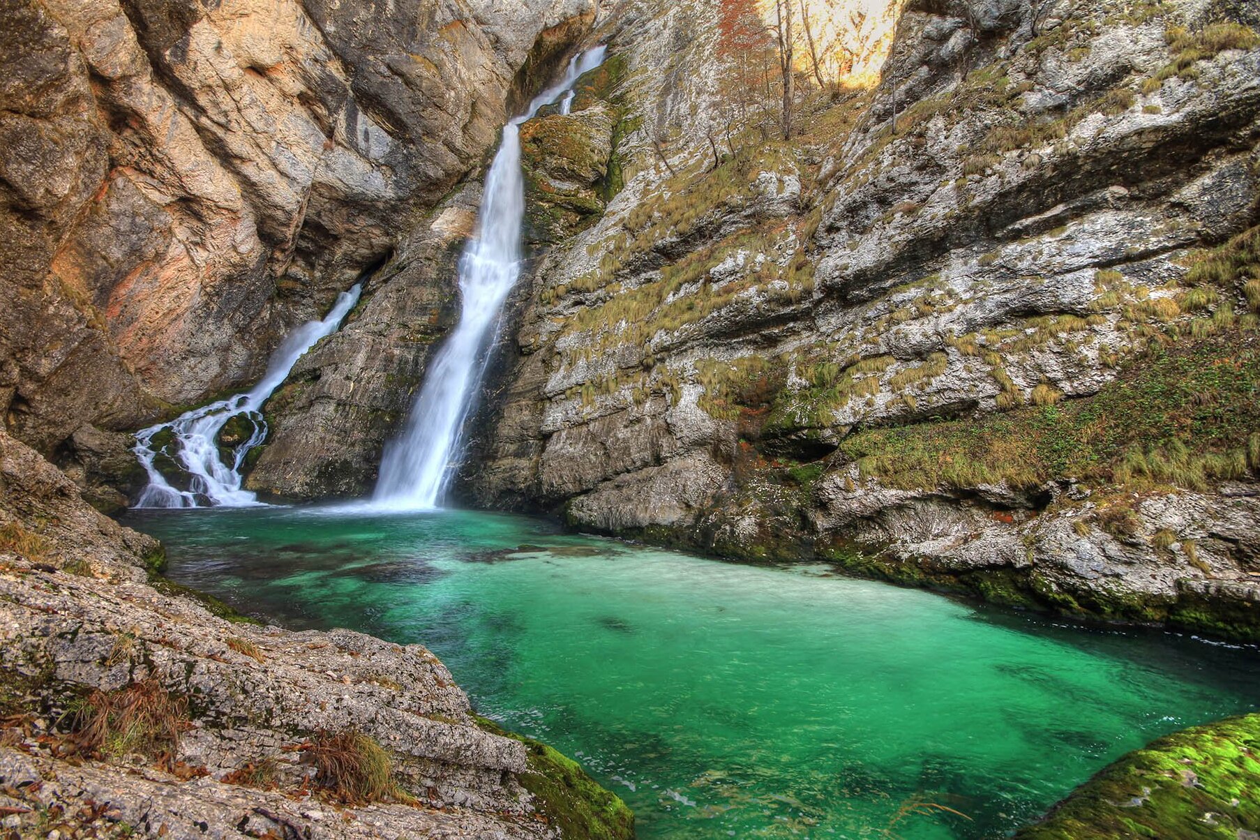 Wasserfall Savica:einer der berühmtesten in Slowenien - Ukanc | Secret World Trip Planner