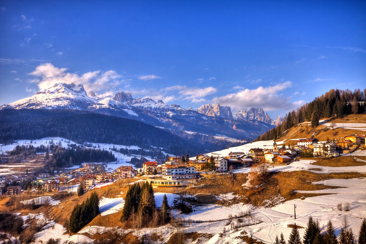 Moena und die Lichter des Val di Fassa — Moena