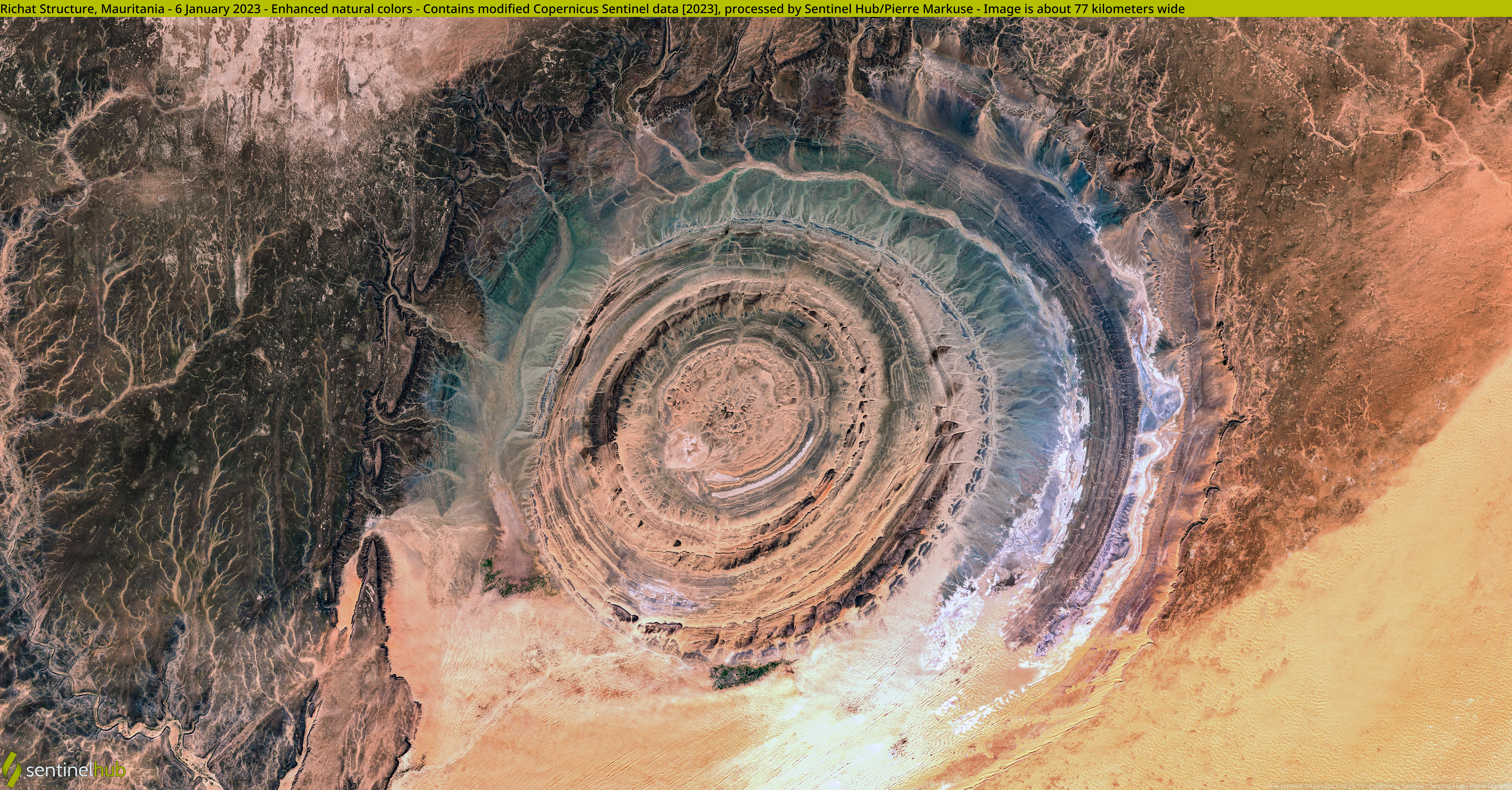 Richat โครงสร้างของที่ตาของแอฟริกา(มอริทาเนีย name ) - Ouadane | Secret World Trip Planner