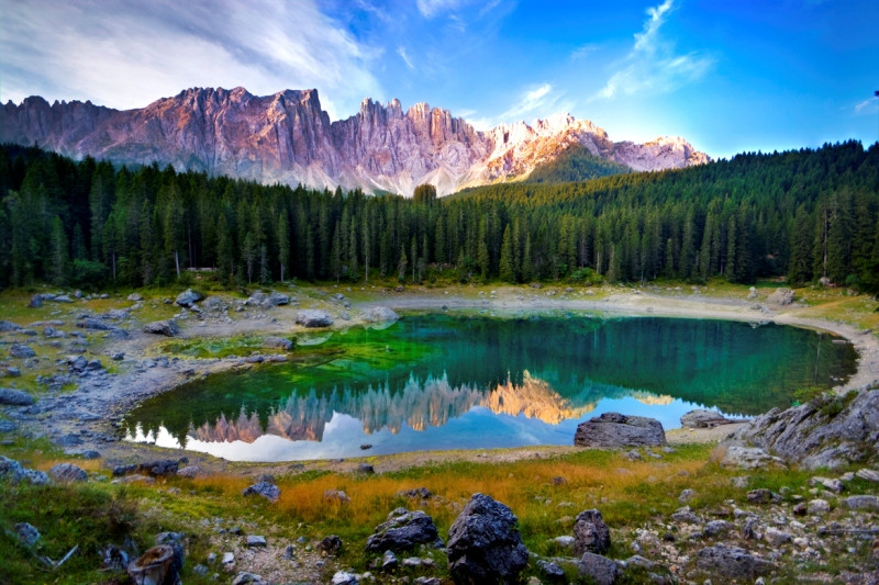 Озеро Карецца - Lago di Carezza | Secret World Trip Planner
