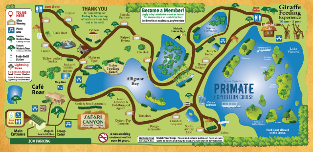 Ζωολογικός κήπος της Νάπολης στους κήπους της Καραϊβικής - Naples | Secret World Trip Planner