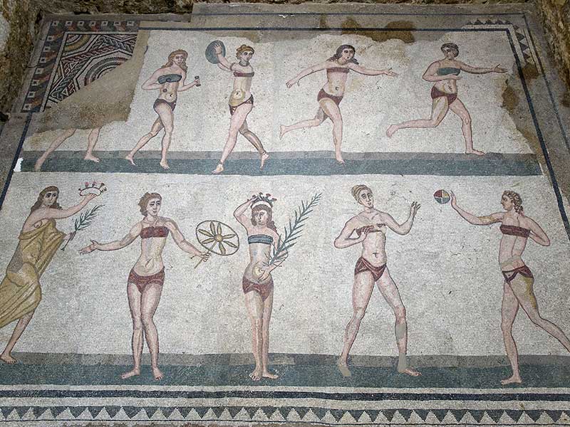 Villa Romana del Casale na trgu Piazza Armerina - Strada Provinciale 90 | Secret World Trip Planner