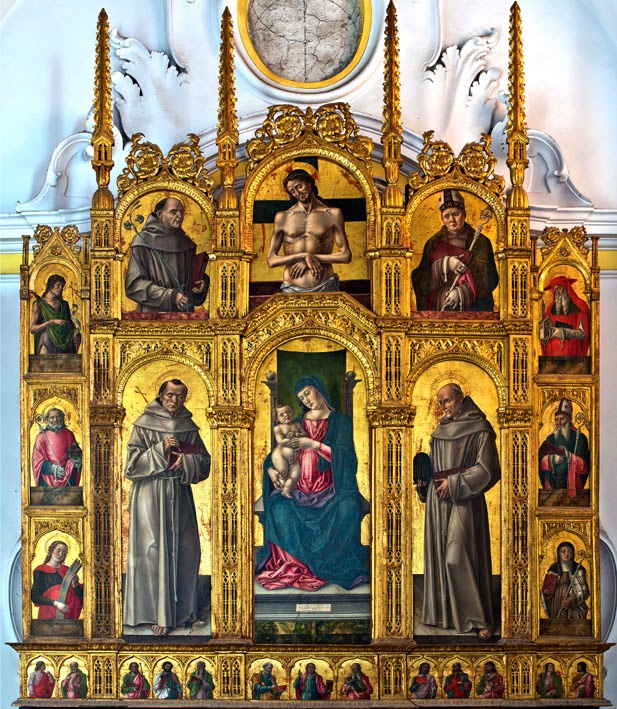Polyptych โดย Bartolomeo Vivarini - Morano Calabro | Secret World Trip Planner