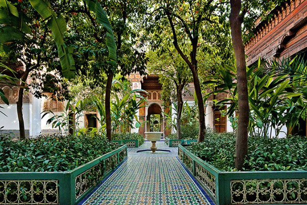 The Bahia Palace in Marrakesh, Morocco — Marrakesh