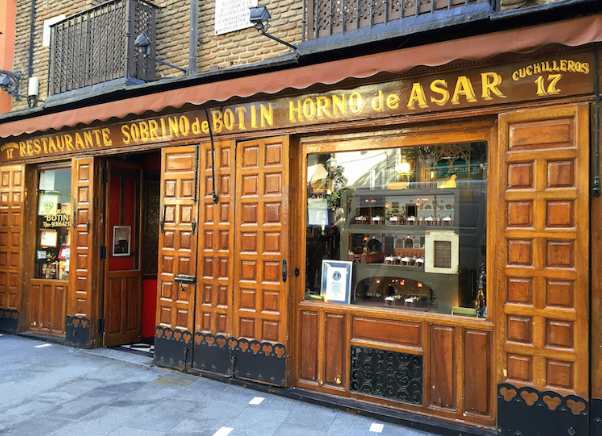Sobrino de Botín, el restaurante más antiguo del mundo - Madrid | Secret World Trip Planner