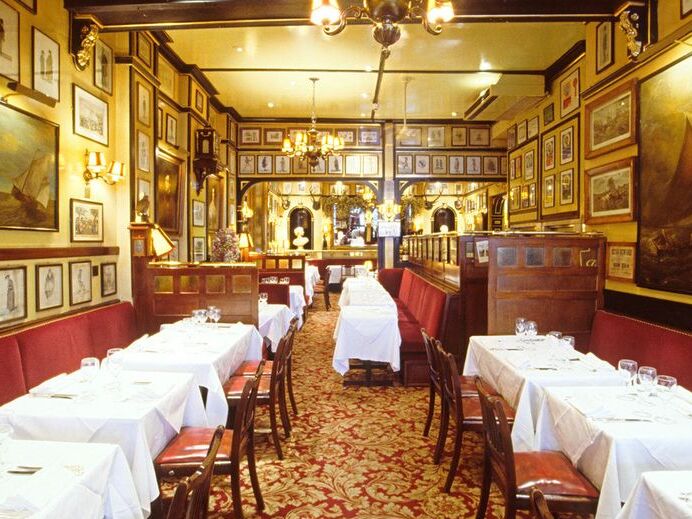 Reglas: El restaurante más antiguo de Londres - Londra | Secret World Trip Planner