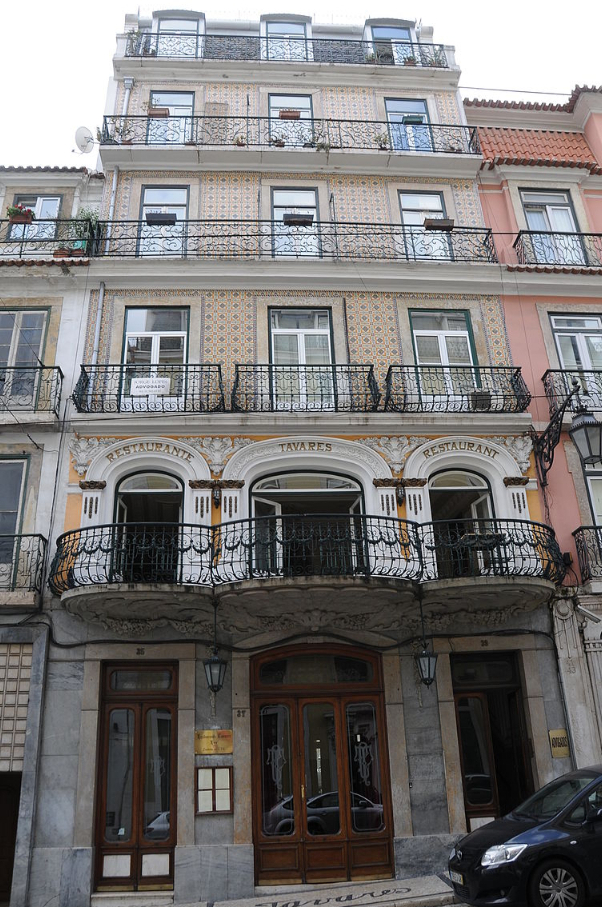 The Tavares restaurant, in Lisbon, Portugal — Lisboa
