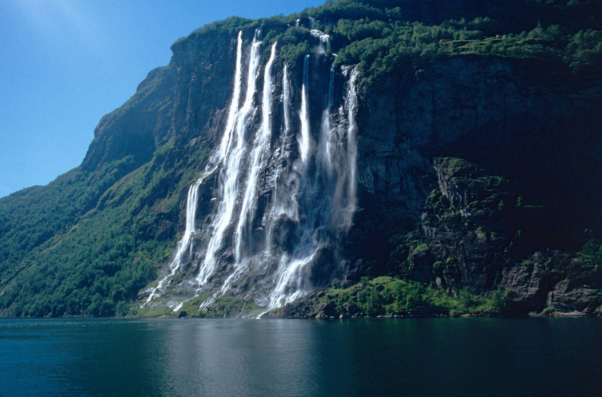 The Seven Sisters Waterfall in Norway — Stranda