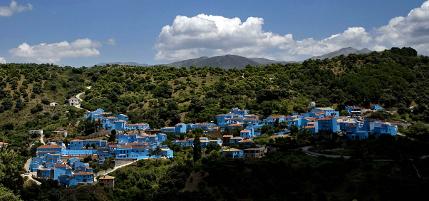 Juzcar, a Spanish blue village — Júzcar