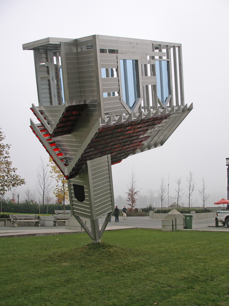 Vancouver: Dispositivo para erradicar el mal por Dennis Oppenheim. - Vancouver | Secret World Trip Planner