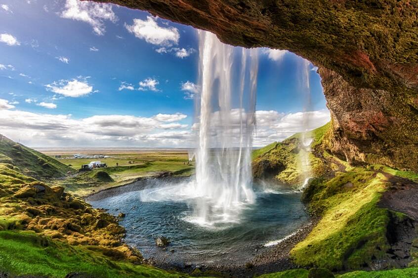 La asombrosa cascada Seljalandsfoss — Þórsmerkurvegur
