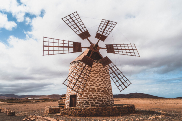 Molino de viento en Fuerteventura — Fuerteventura