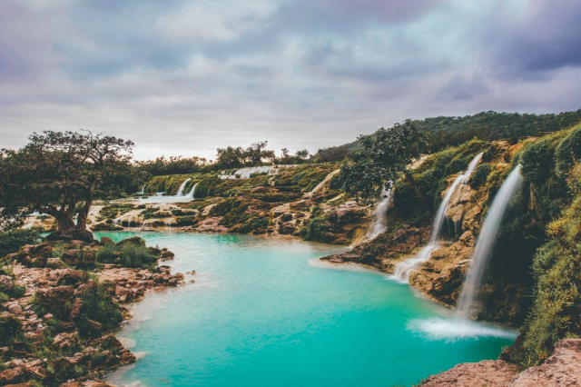 Cascate di Wadi Darbat — ولاية طاقة