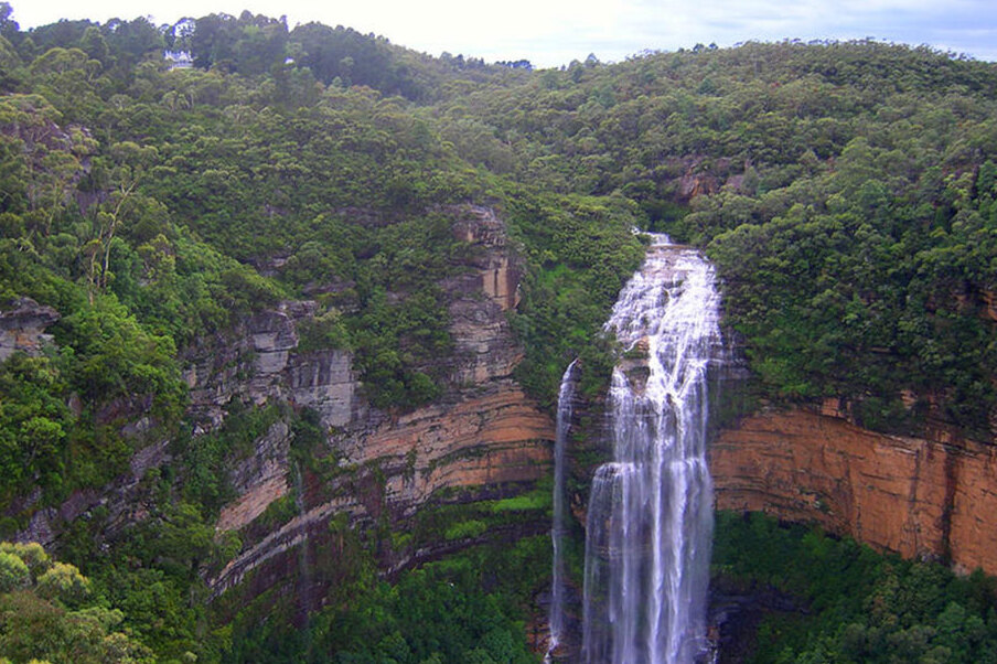 Wentworth Fall, un incantevole villaggio nelle Blue Mountains — Blue Mountains National Park