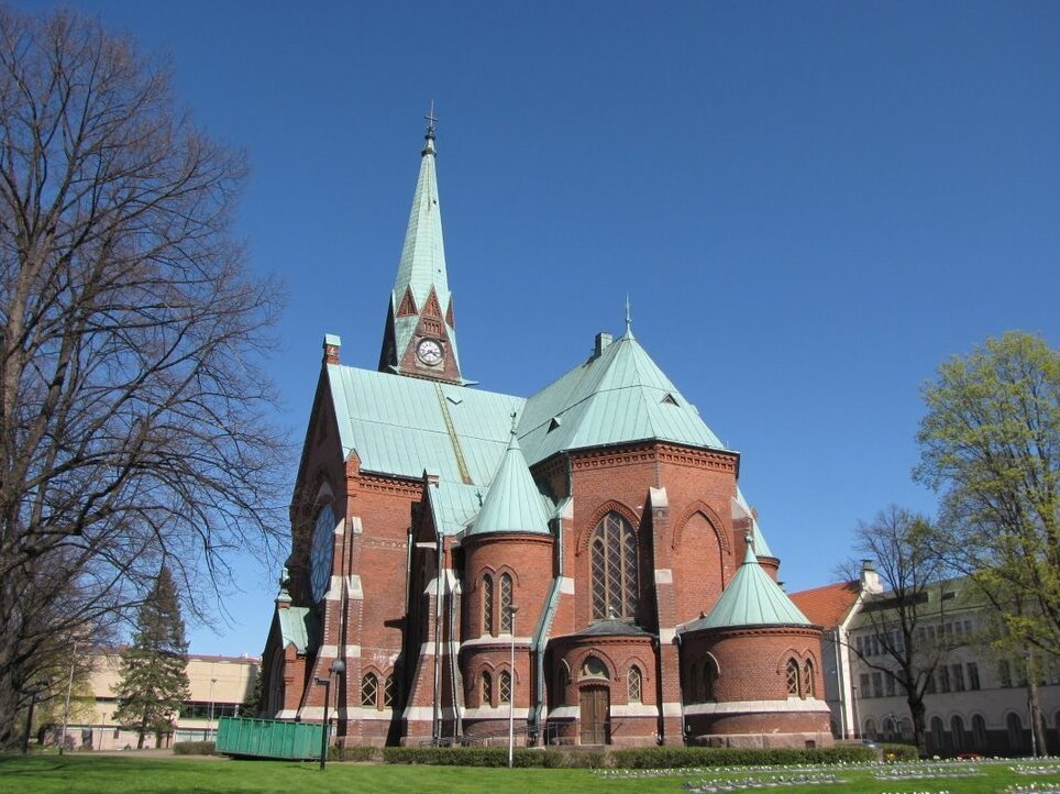 Kotka Church, designed by Josef Daniel Stenbäck — Kotka