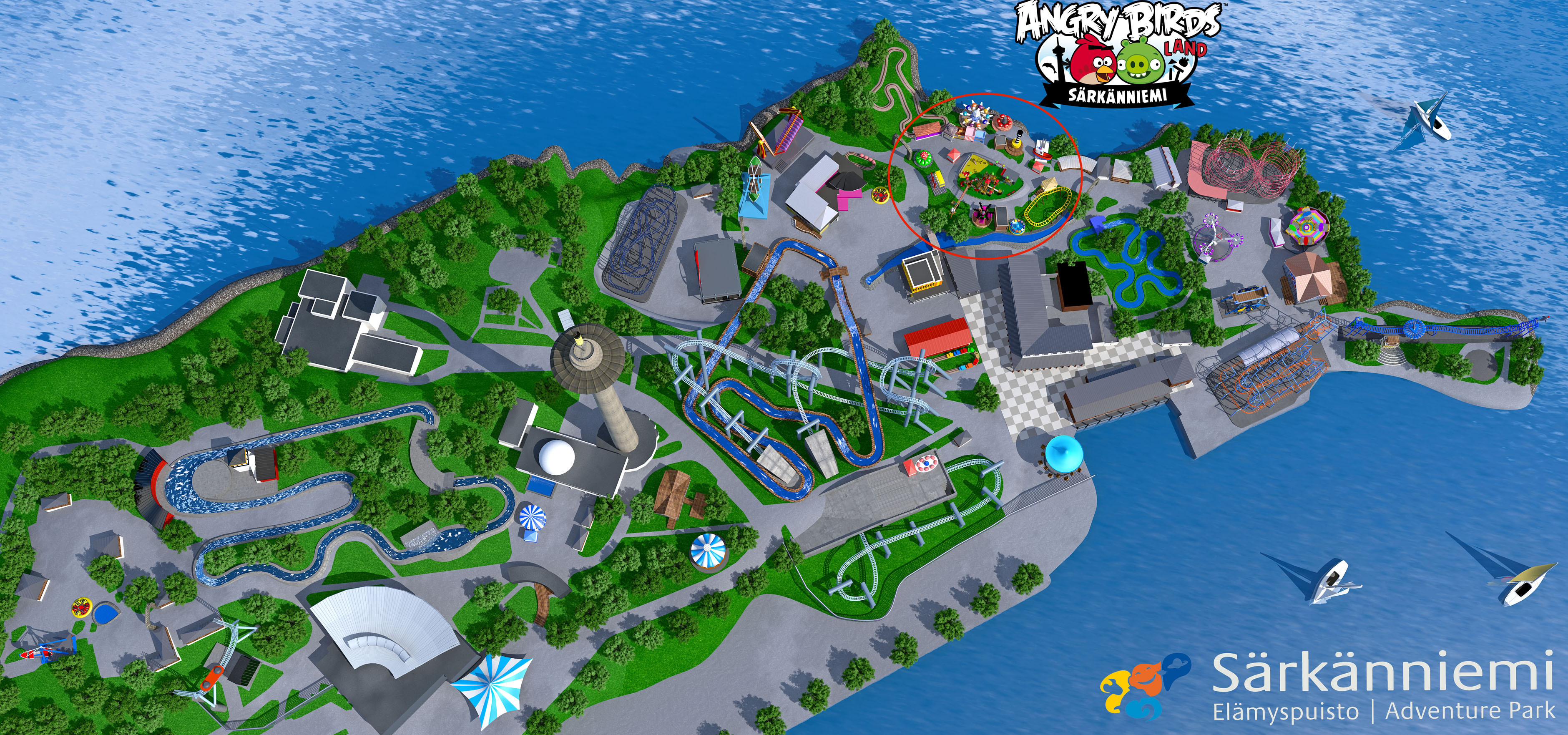 Särkänniemi is an amusement park in Tampere, Finland - Tampere | Secret World Trip Planner