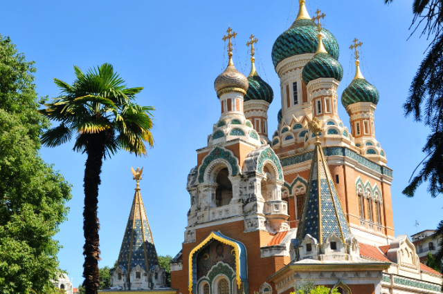 Rusų stačiatikių Švento Nikolajaus katedra - Nice | Secret World Trip Planner