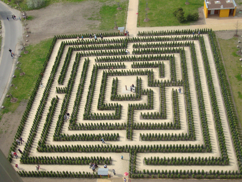 Laberinto de Teichland, Alemania — Teichland