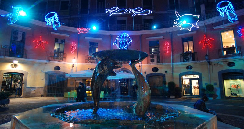 Salerno : Dolphin Fountain - Salerno | Secret World Trip Planner